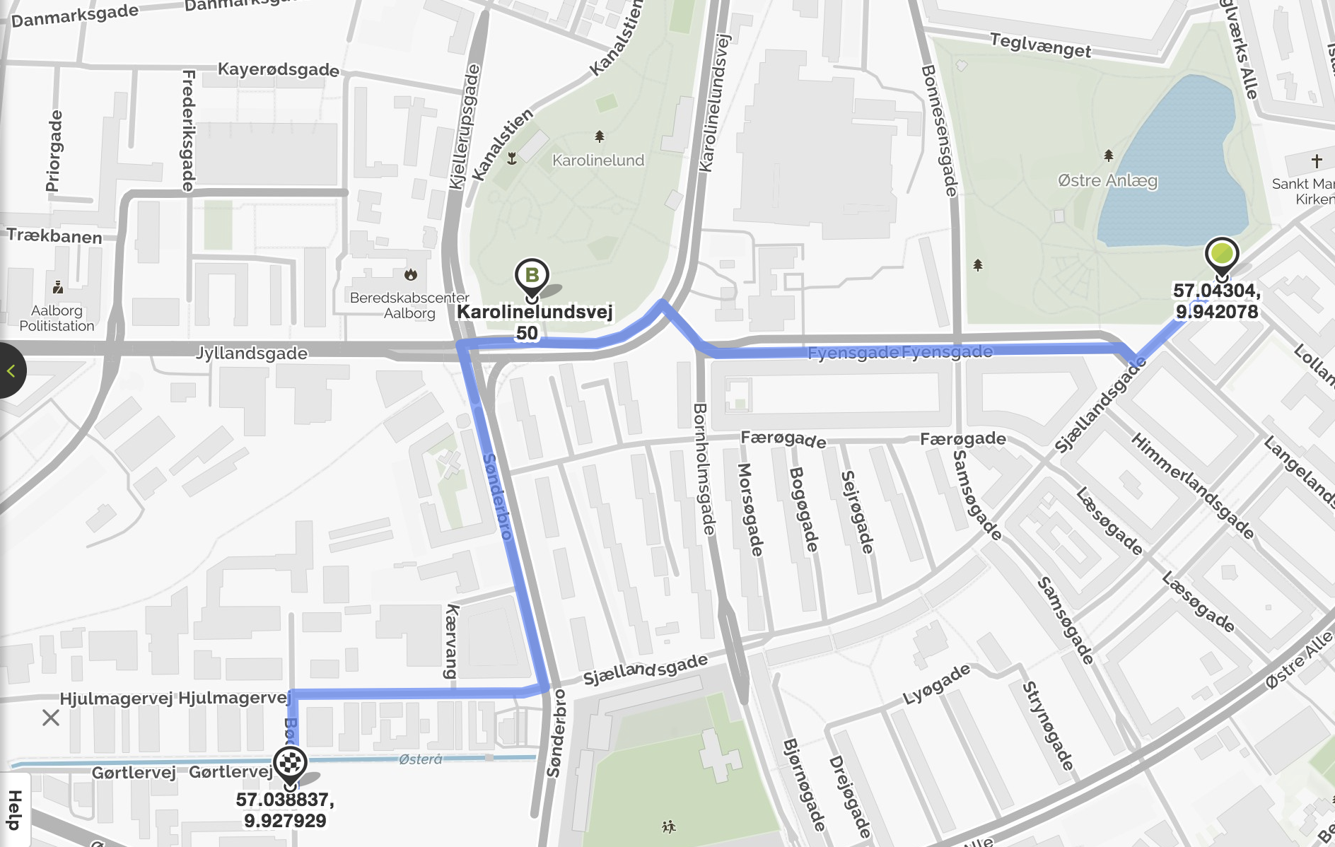 test map